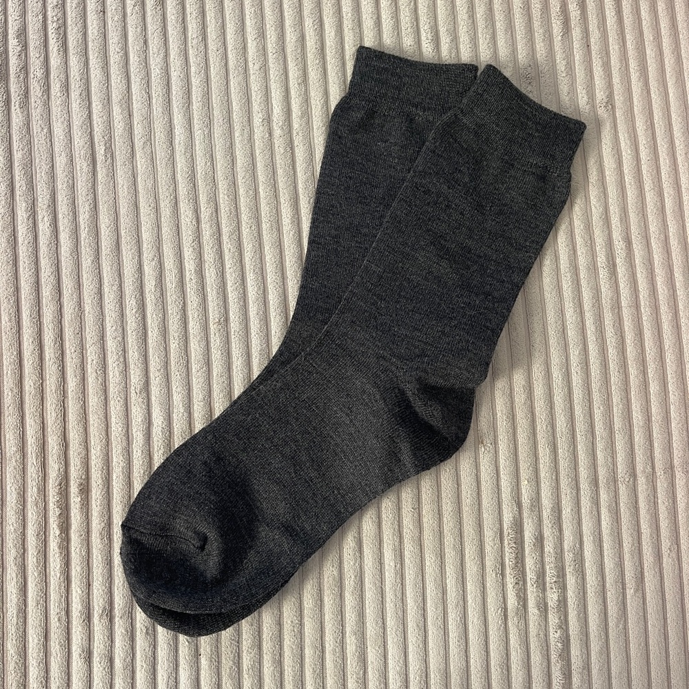 Crew Tube Socks Dark Grey NWOT